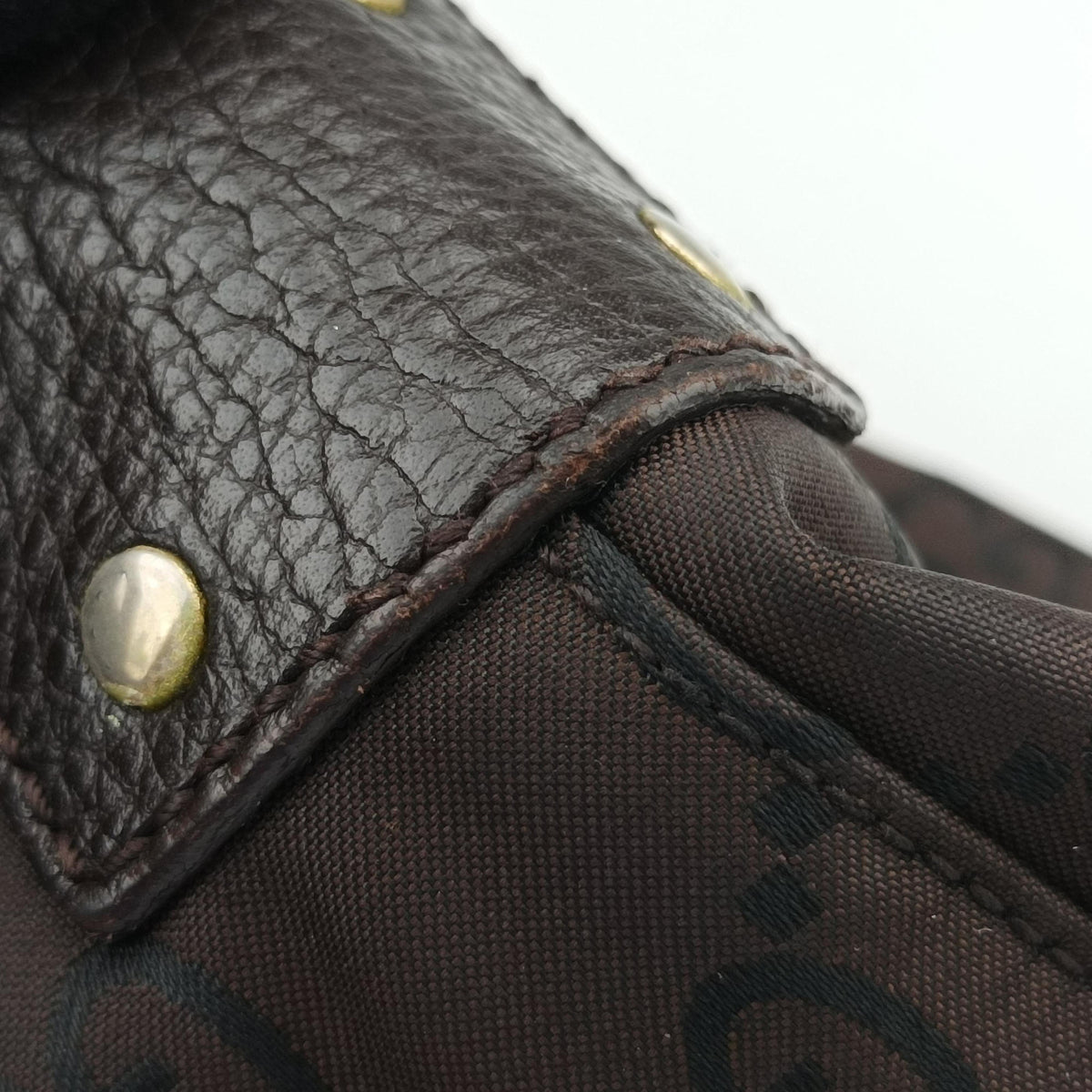 GG pattern Brown Canvas×Leather 179774 A7070886GG柄 ブラウン キャンバス×レザー 179774 A7070886