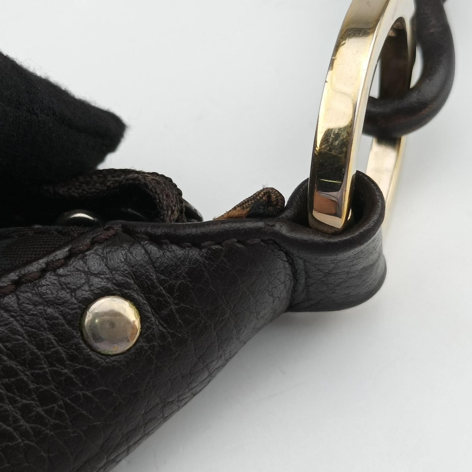 GG pattern Brown Canvas×Leather 179774 A7070886GG柄 ブラウン キャンバス×レザー 179774 A7070886