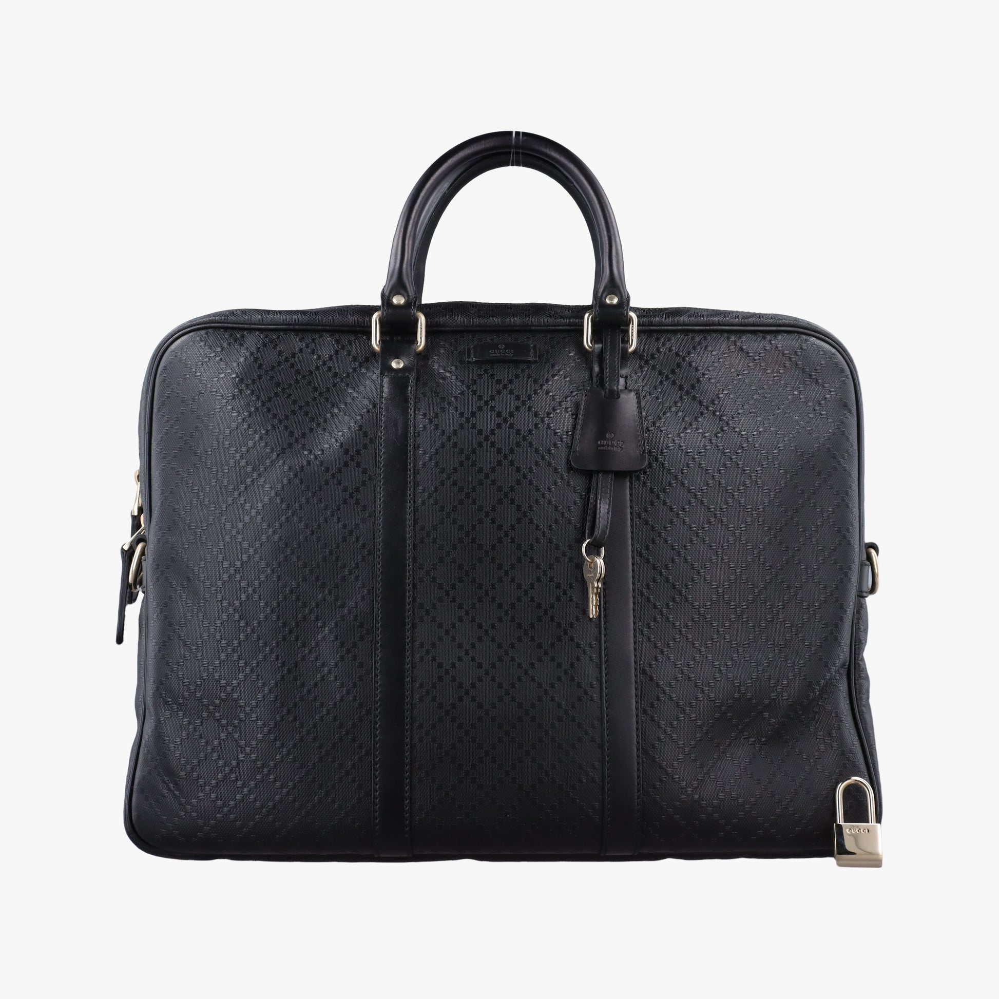 GG plus GG Supreme Briefcase Black Leather 201480 C8803058GGプラス GGスプリーム ブラック レザー 201480 C8803058
