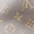 Pre-owned Louis Vuitton PALLAS brown×RAISIN Monogram Canvas×calf leather M41599 shoulderbag | stylenewstar