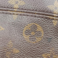 Pre-owned Louis Vuitton PALLAS brown×RAISIN Monogram Canvas×calf leather M41599 shoulderbag | stylenewstar