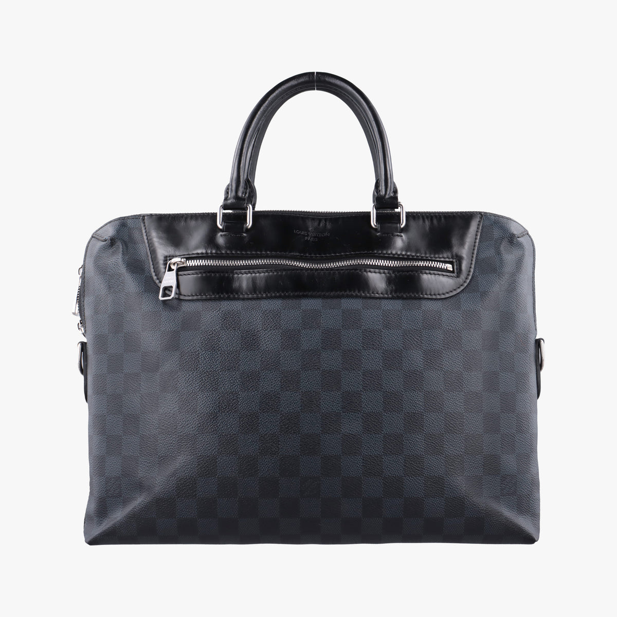 Pre-owned Louis Vuitton Porte-Documents Jour NM Noir Damier Graphite N48260 handbag | stylenewstar