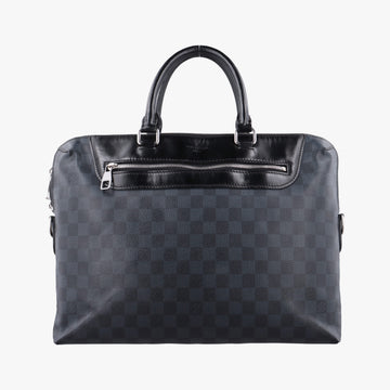Pre-owned Louis Vuitton Porte-Documents Jour NM Noir Damier Graphite N48260 handbag | stylenewstar