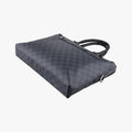 Pre-owned Louis Vuitton Porte-Documents Jour NM Noir Damier Graphite N48260 handbag | stylenewstar