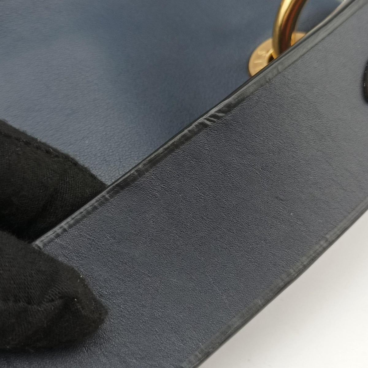 Vintage Louis Vuitton Tuileries Bezas Brown×Navy Monogram Canvas×calf leather M43154 shoulderbag | stylenewstar