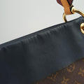 Vintage Louis Vuitton Tuileries Bezas Brown×Navy Monogram Canvas×calf leather M43154 shoulderbag | stylenewstar