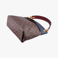 Vintage Louis Vuitton Tuileries Bezas Brown×Navy Monogram Canvas×calf leather M43154 shoulderbag | stylenewstar
