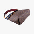 Vintage Louis Vuitton Tuileries Bezas Brown×Navy Monogram Canvas×calf leather M43154 shoulderbag | stylenewstar