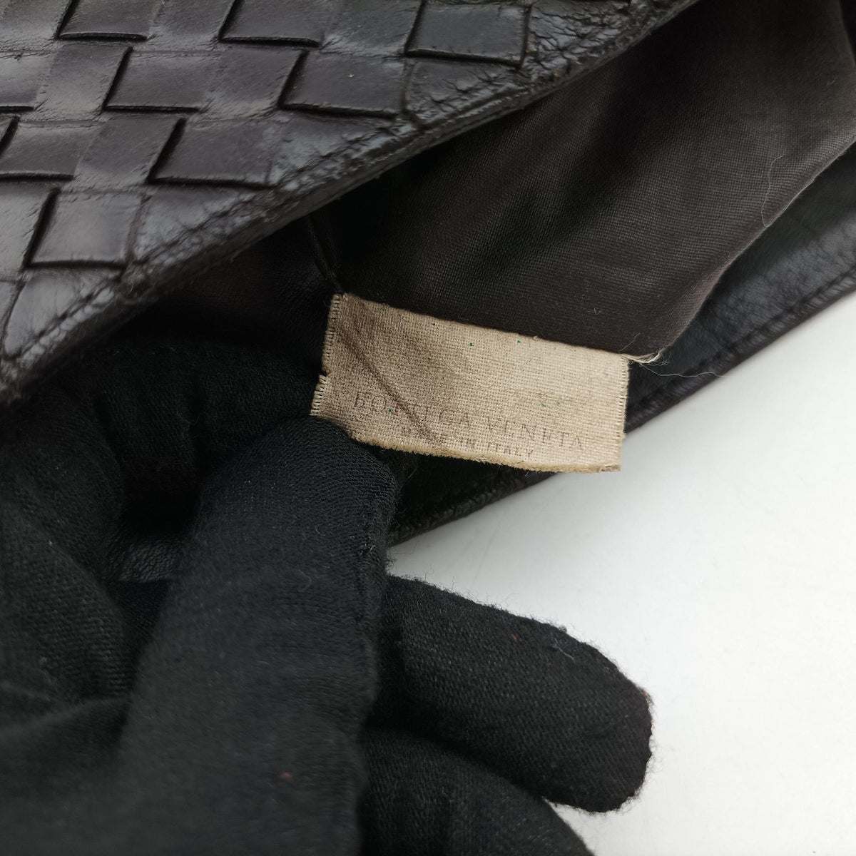 Pre-owned Bottega Veneta Intrecciato Brown lambskin  shoulderbag | stylenewstar