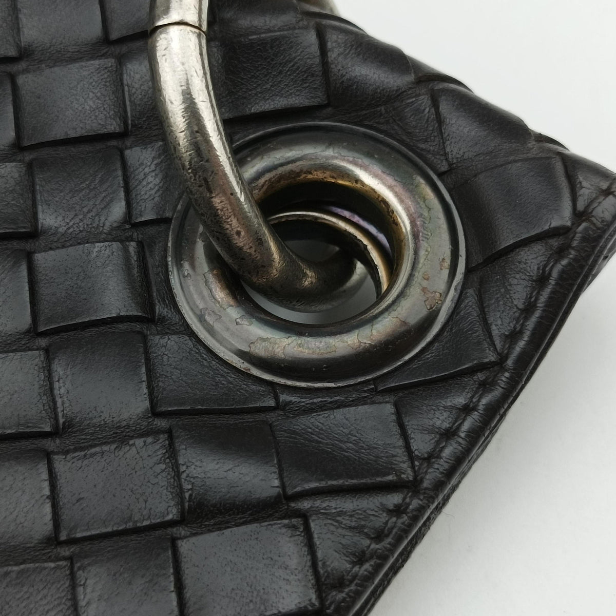 Pre-owned Bottega Veneta Intrecciato Brown lambskin  shoulderbag | stylenewstar