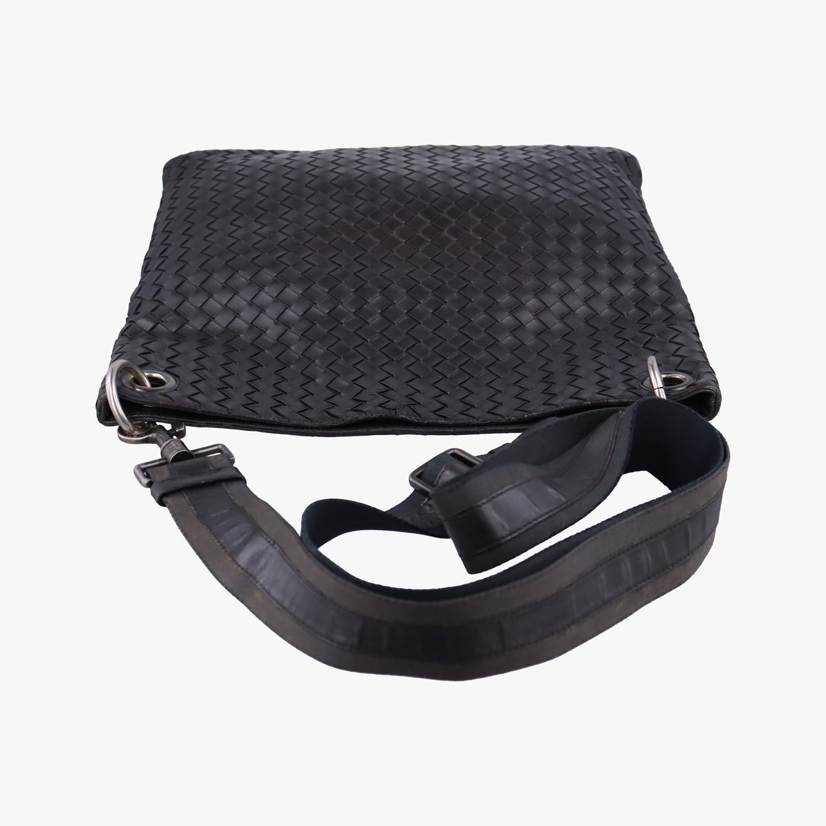 Pre-owned Bottega Veneta Intrecciato Brown lambskin  shoulderbag | stylenewstar