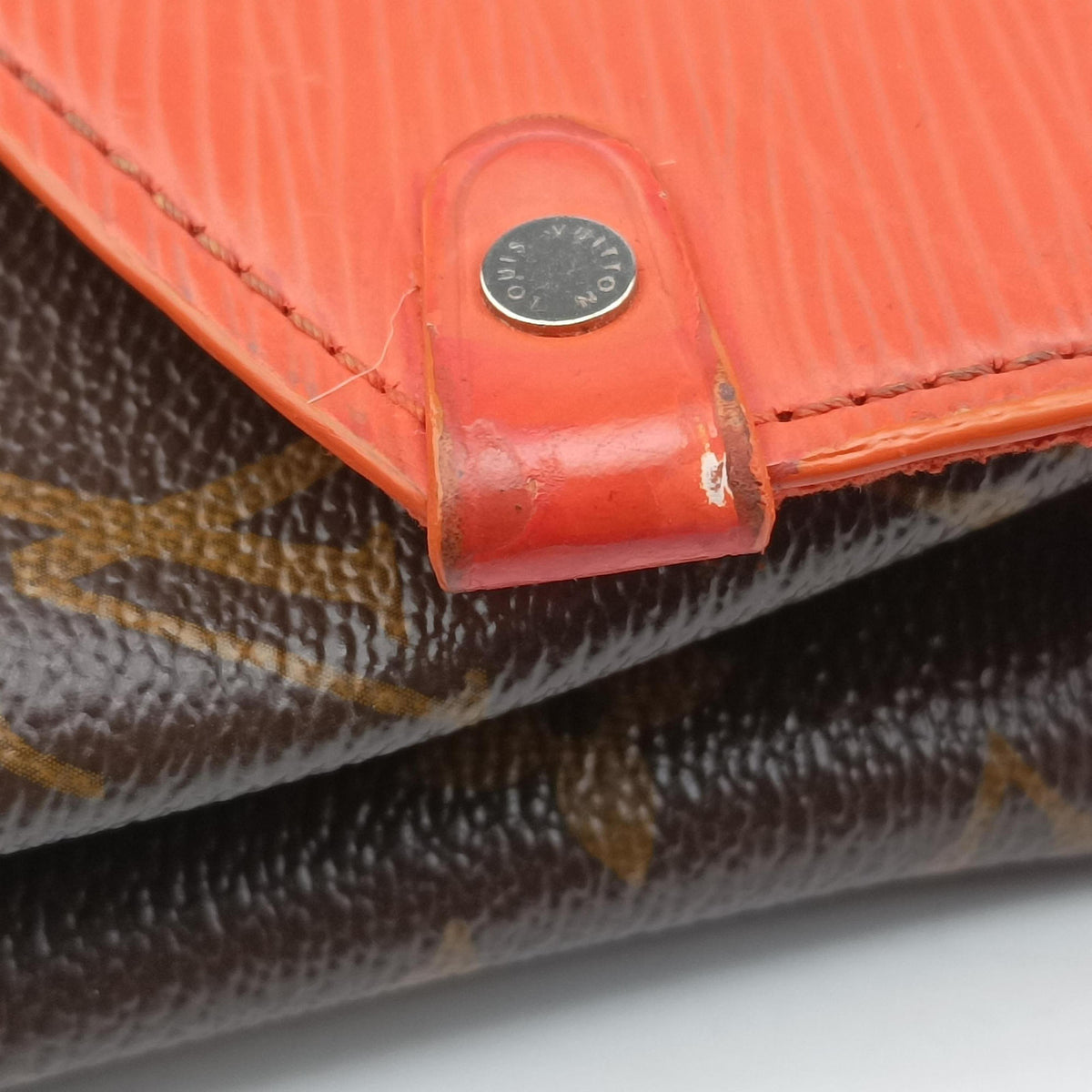 SAINT MICHEL Monogram/Brown x Orange Monogram Canvas×epi CA1137サンミシェル モノグラム/ブラウン x オレンジ モノグラムキャンバス×エピ CA1137
