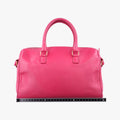 Pre-owned Yves Saint Laurent CLASSIC DUFFEL Rose Leather 314704 shoulderbag | stylenewstar