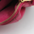 Pre-owned Yves Saint Laurent CLASSIC DUFFEL Rose Leather 314704 shoulderbag | stylenewstar