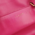 Pre-owned Yves Saint Laurent CLASSIC DUFFEL Rose Leather 314704 shoulderbag | stylenewstar