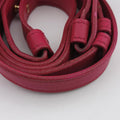 Pre-owned Yves Saint Laurent CLASSIC DUFFEL Rose Leather 314704 shoulderbag | stylenewstar