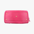 Pre-owned Yves Saint Laurent CLASSIC DUFFEL Rose Leather 314704 shoulderbag | stylenewstar