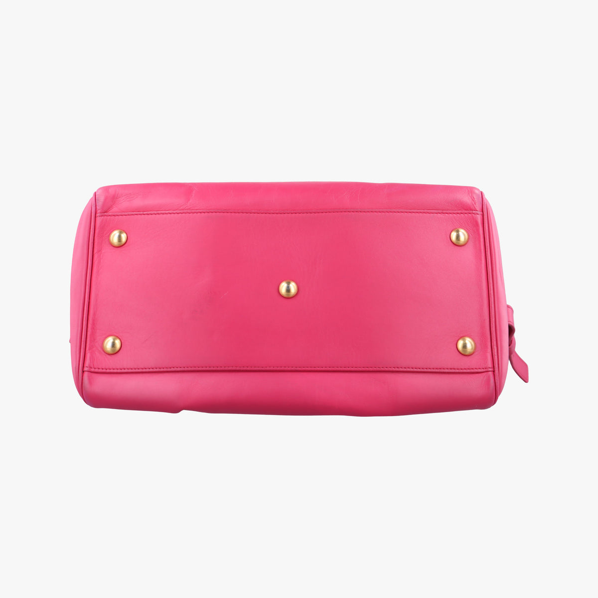 Pre-owned Yves Saint Laurent CLASSIC DUFFEL Rose Leather 314704 shoulderbag | stylenewstar