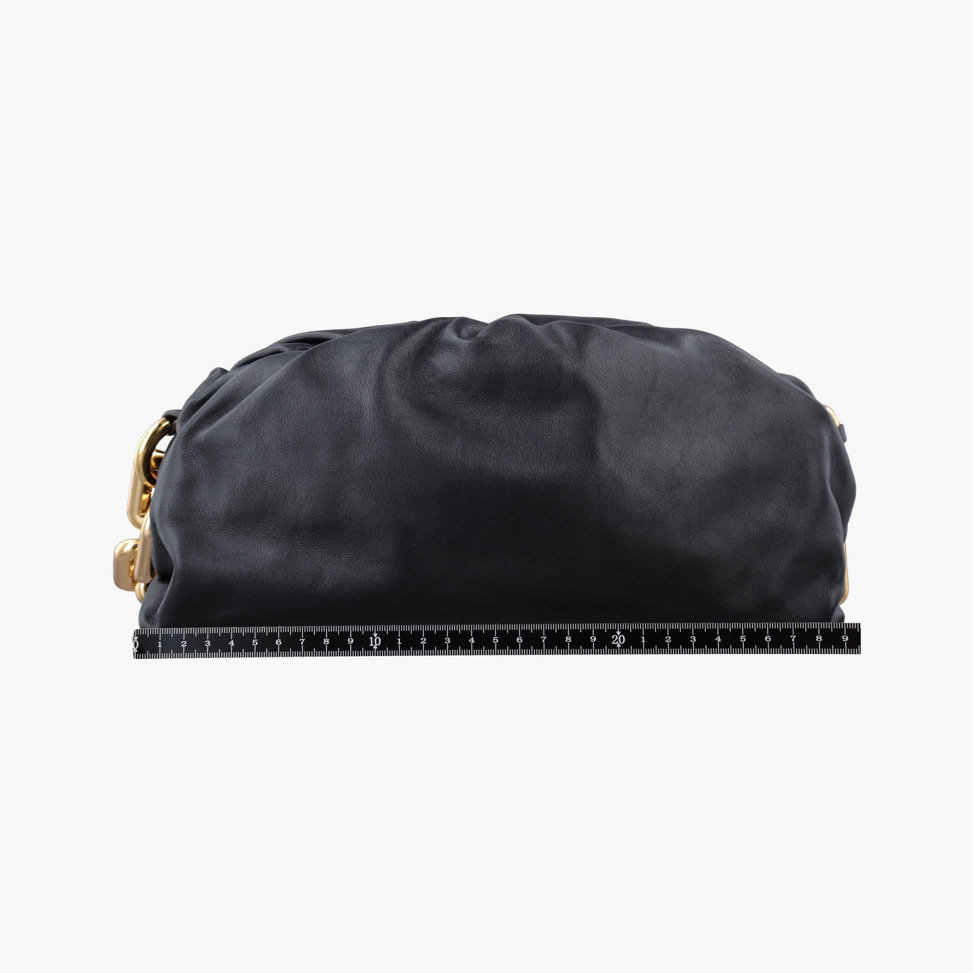 THE Chain Pouch Black lambskin B08983362Qザ チェーン ポーチ ブラック ラムスキン B08983362Q