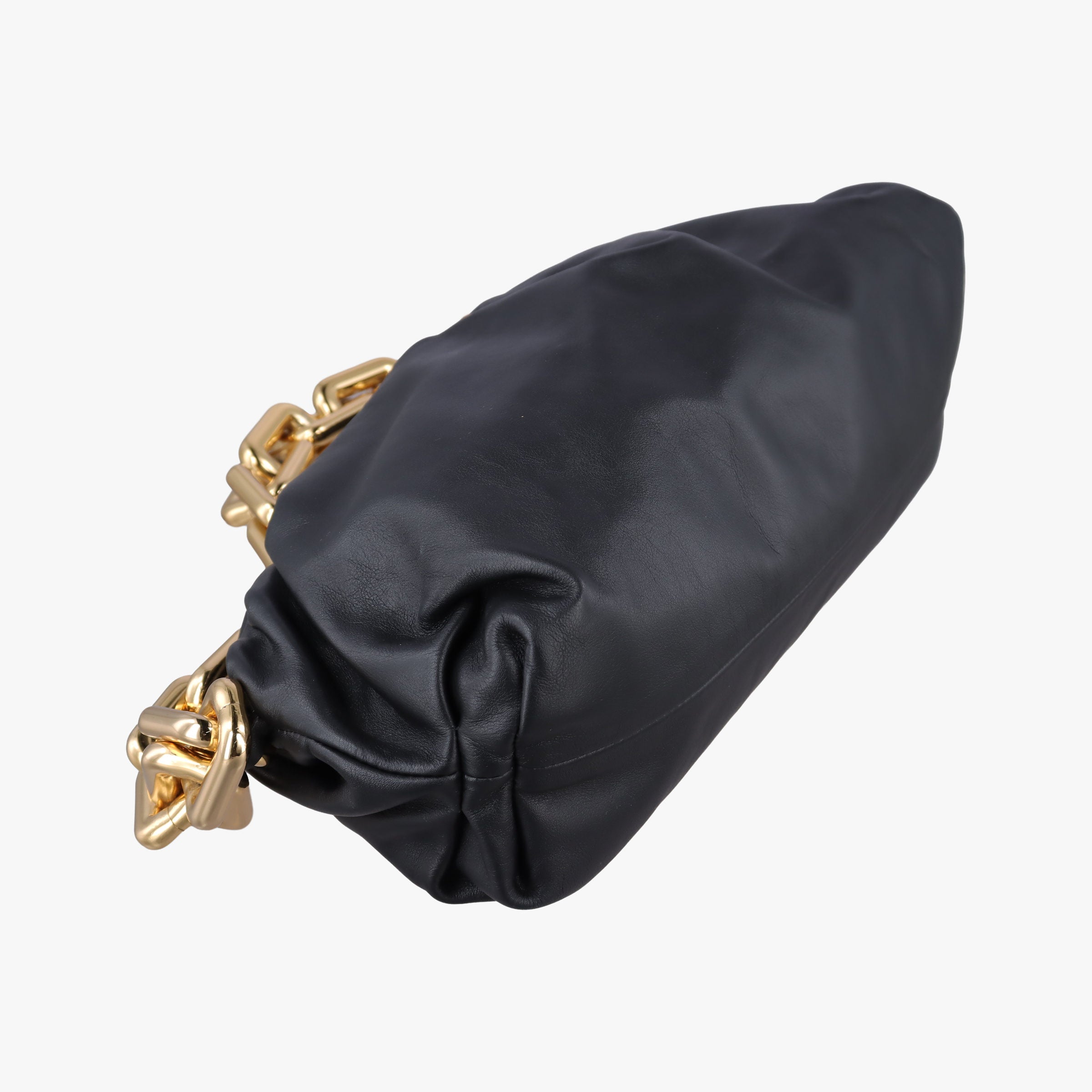 THE Chain Pouch Black lambskin B08983362Qザ チェーン ポーチ ブラック ラムスキン B08983362Q