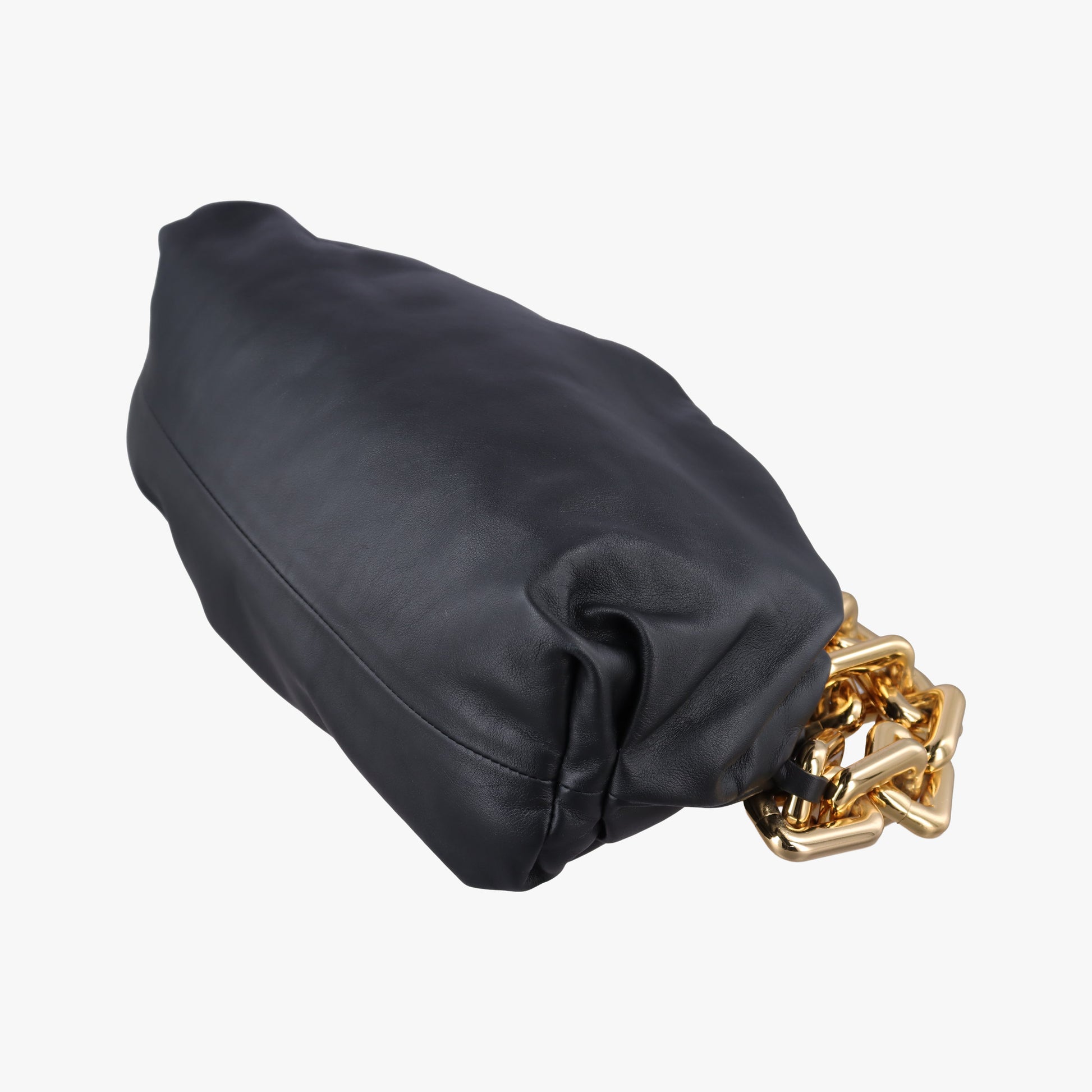 THE Chain Pouch Black lambskin B08983362Qザ チェーン ポーチ ブラック ラムスキン B08983362Q