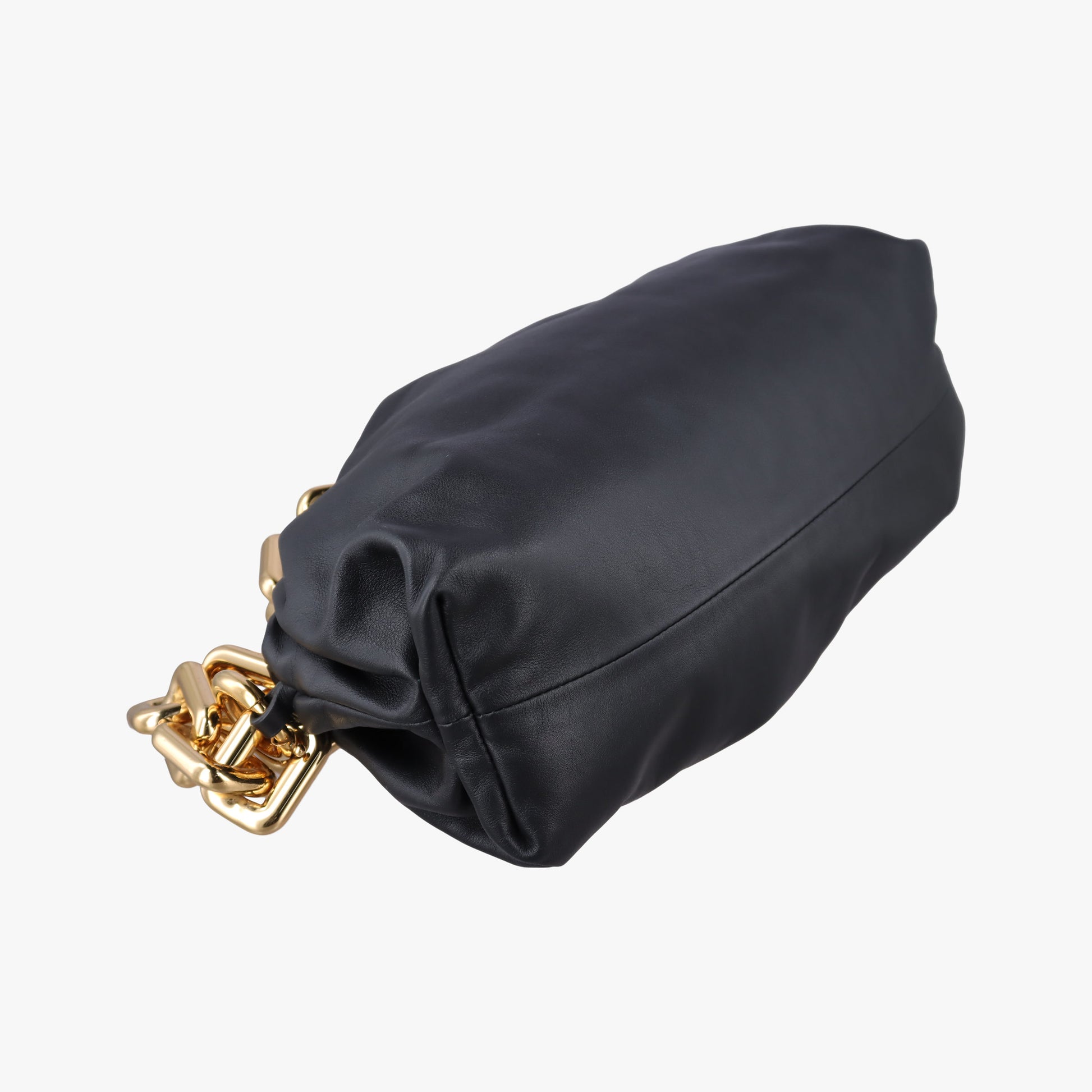 THE Chain Pouch Black lambskin B08983362Qザ チェーン ポーチ ブラック ラムスキン B08983362Q