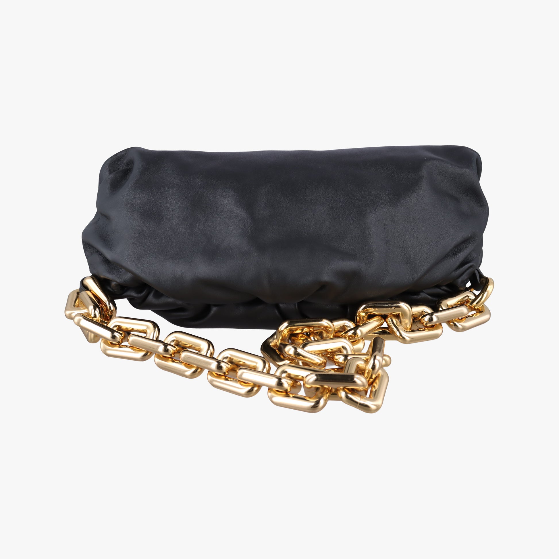 THE Chain Pouch Black lambskin B08983362Qザ チェーン ポーチ ブラック ラムスキン B08983362Q