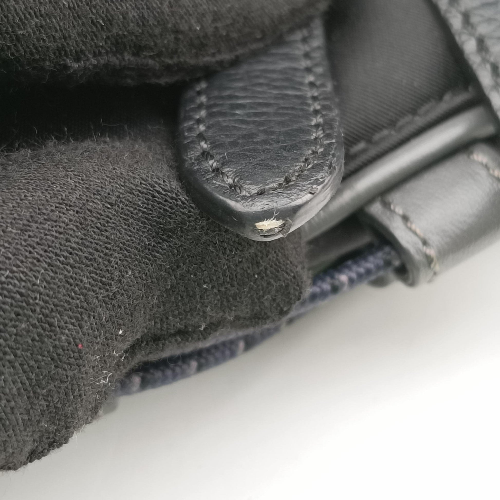 saddle Black Leather×Nylon 27-BO-0291サドル ブラック レザー×ナイロン 27-BO-0291