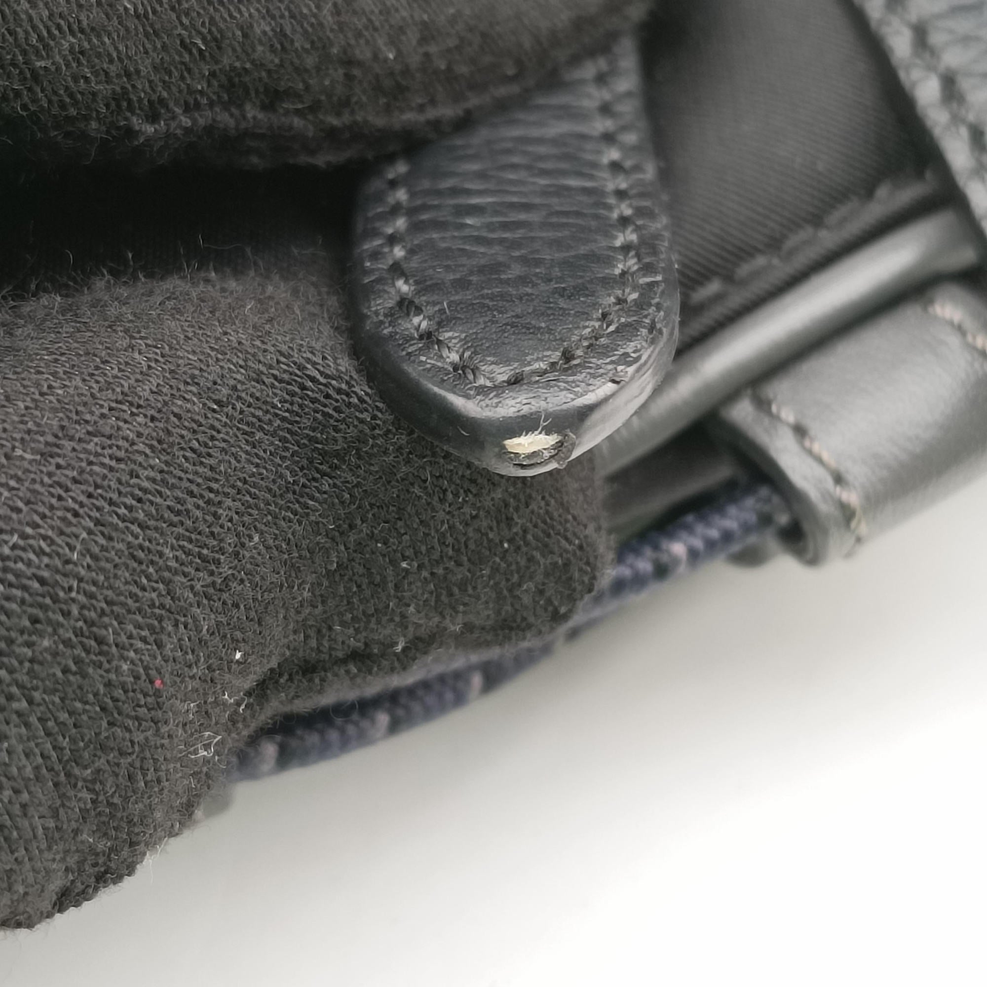 saddle Black Leather×Nylon 27-BO-0291サドル ブラック レザー×ナイロン 27-BO-0291