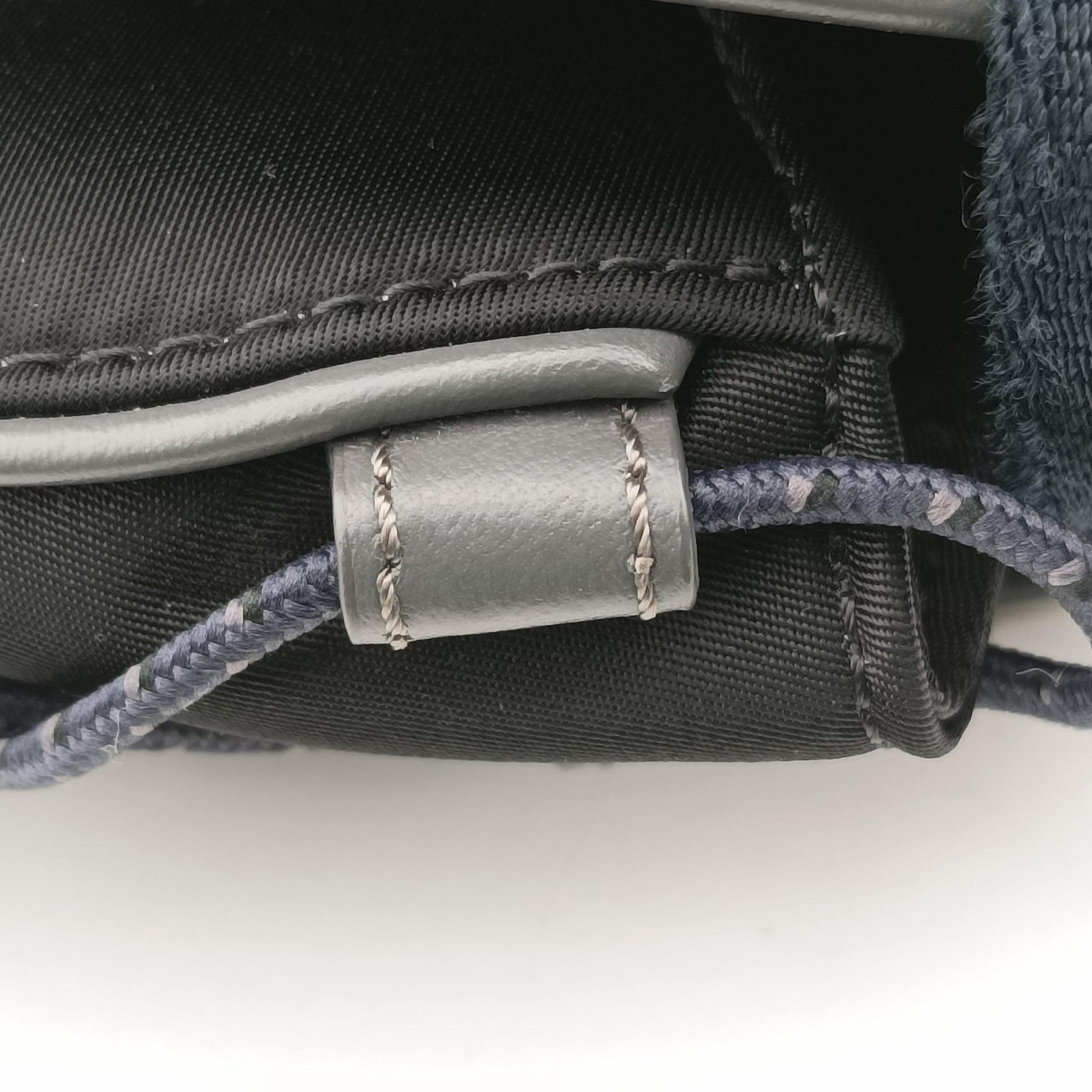 saddle Black Leather×Nylon 27-BO-0291サドル ブラック レザー×ナイロン 27-BO-0291