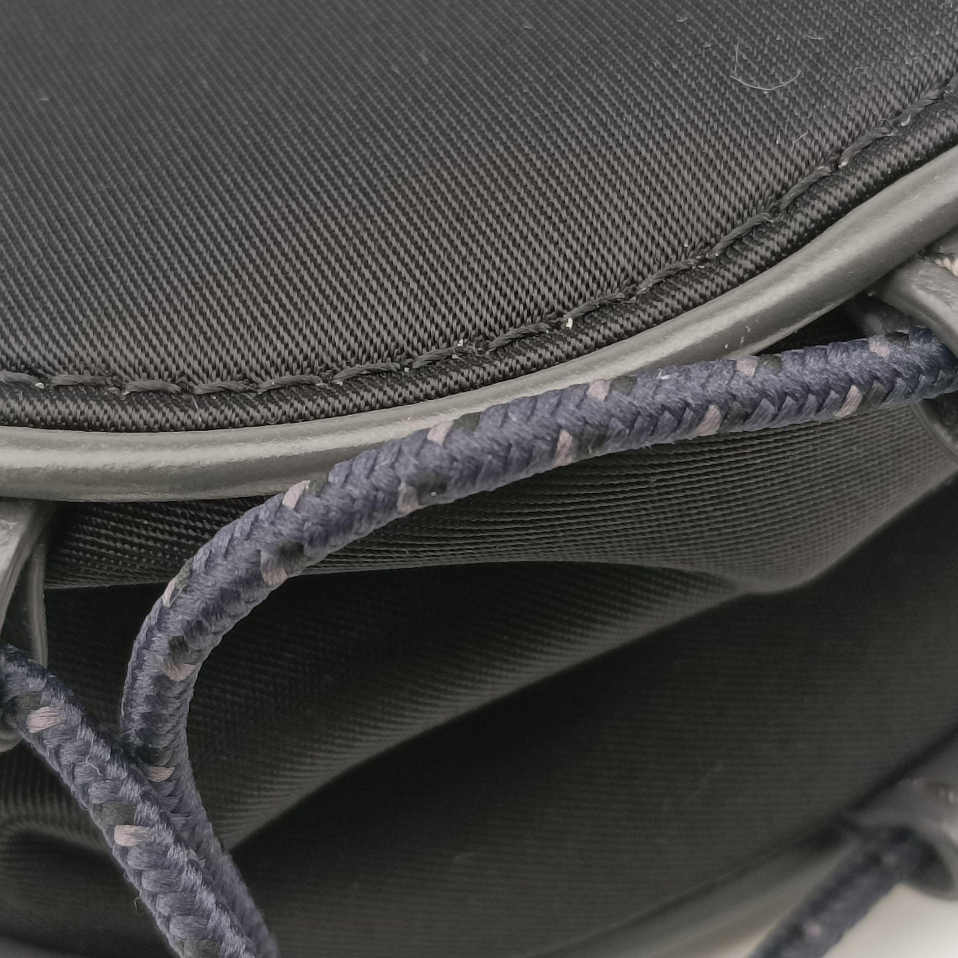 saddle Black Leather×Nylon 27-BO-0291サドル ブラック レザー×ナイロン 27-BO-0291