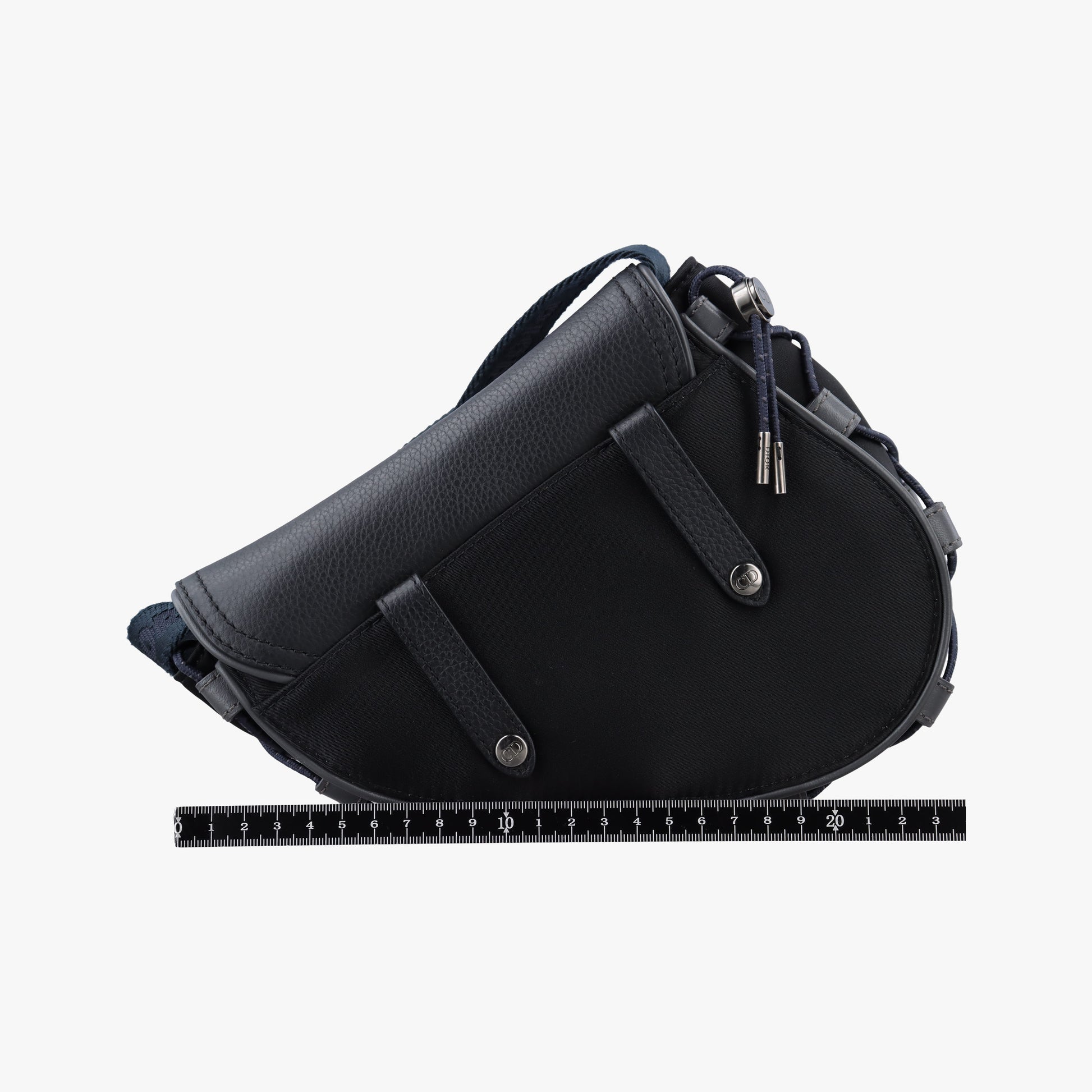 saddle Black Leather×Nylon 27-BO-0291サドル ブラック レザー×ナイロン 27-BO-0291