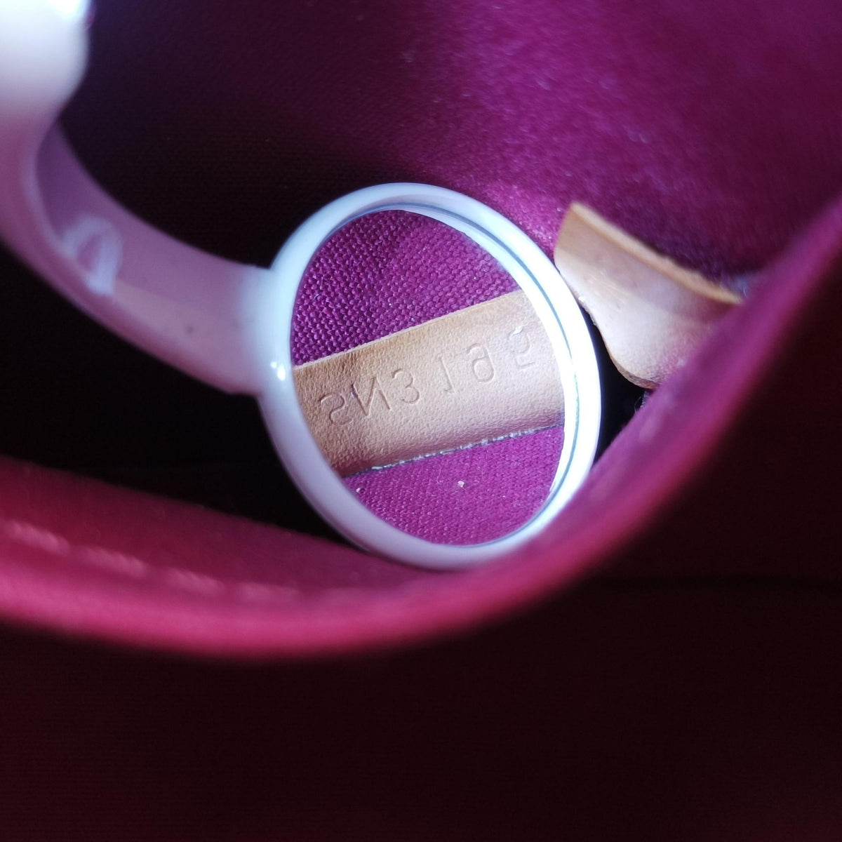 Alma BB pomme d'amour Vernis M91606 SN3195アルマBB ポムダムール ヴェルニ M91606 SN3195