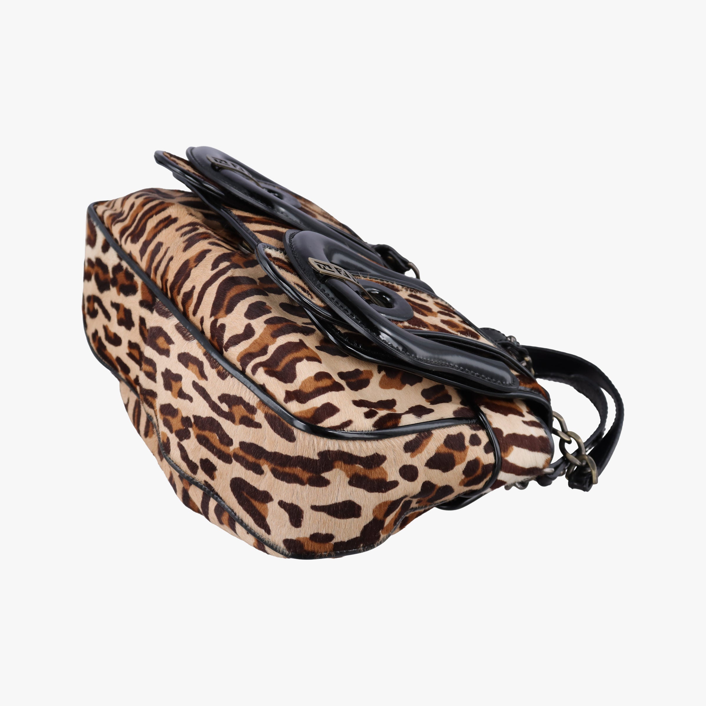 B Bag Brown pony hair 8BN165 2305/8BN165/CXM/069Bバッグ ブラウン ハラコ 8BN165 2305/8BN165/CXM/069