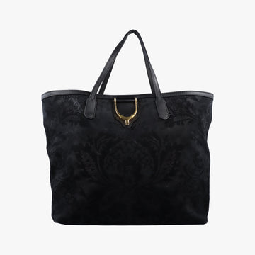 Goldmark Top Handle Black Suede 305585 D012707322ゴールドマークトップハンドル ブラック スエード 305585 D012707322