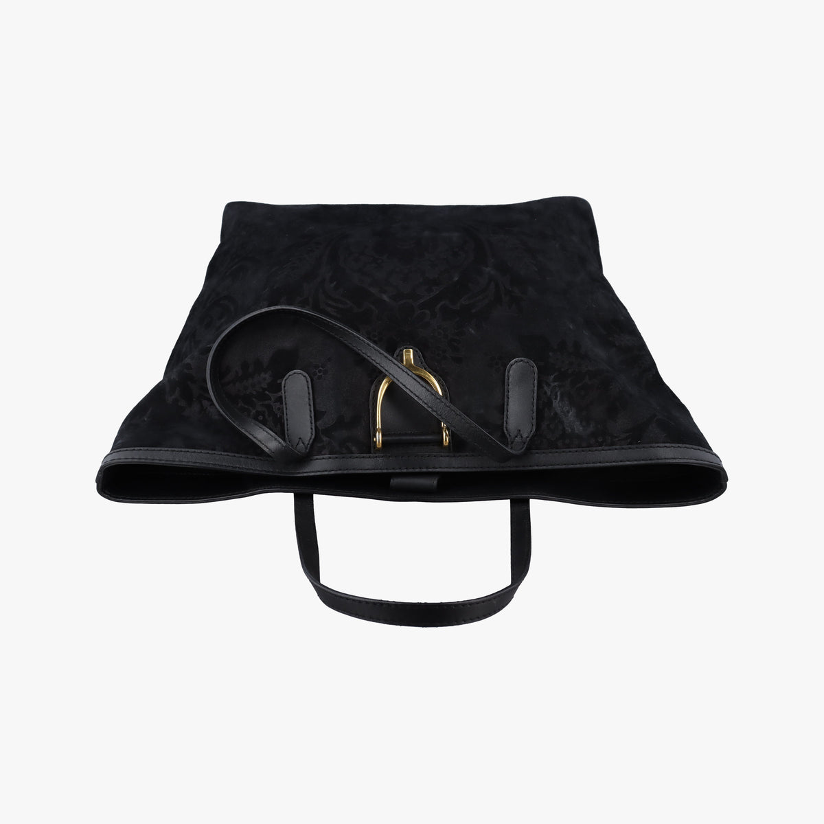 Goldmark Top Handle Black Suede 305585 D012707322ゴールドマークトップハンドル ブラック スエード 305585 D012707322