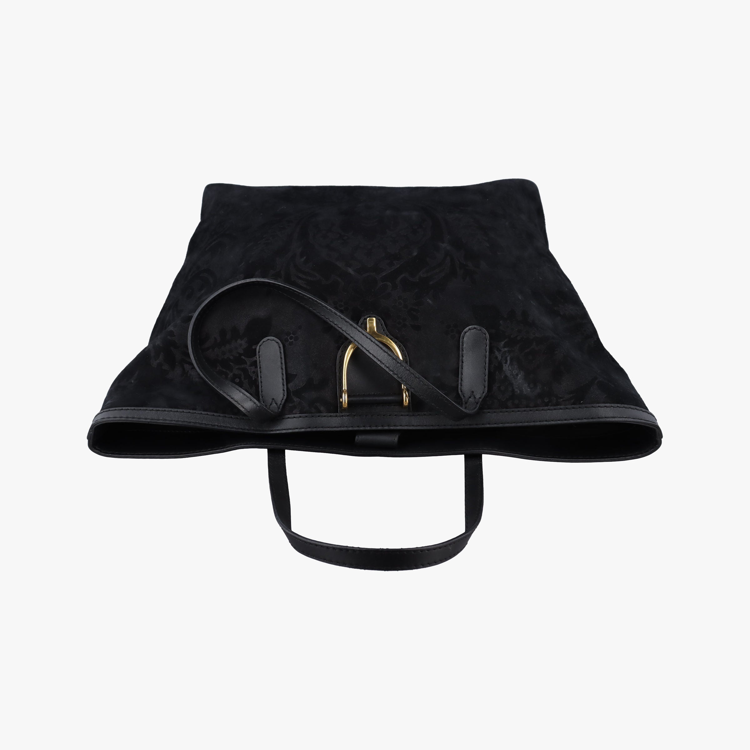 Goldmark Top Handle Black Suede 305585 D012707322ゴールドマークトップハンドル ブラック スエード 305585 D012707322