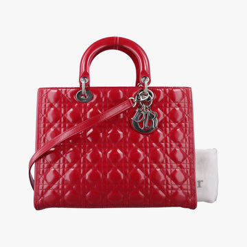 Lady Dior Red patent 16-BO-0152レディディオール レッド パテント 16-BO-0152