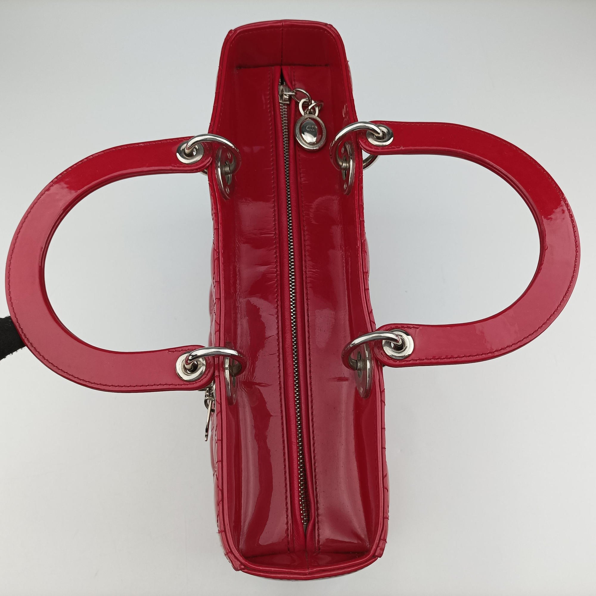 Lady Dior Red patent 16-BO-0152レディディオール レッド パテント 16-BO-0152