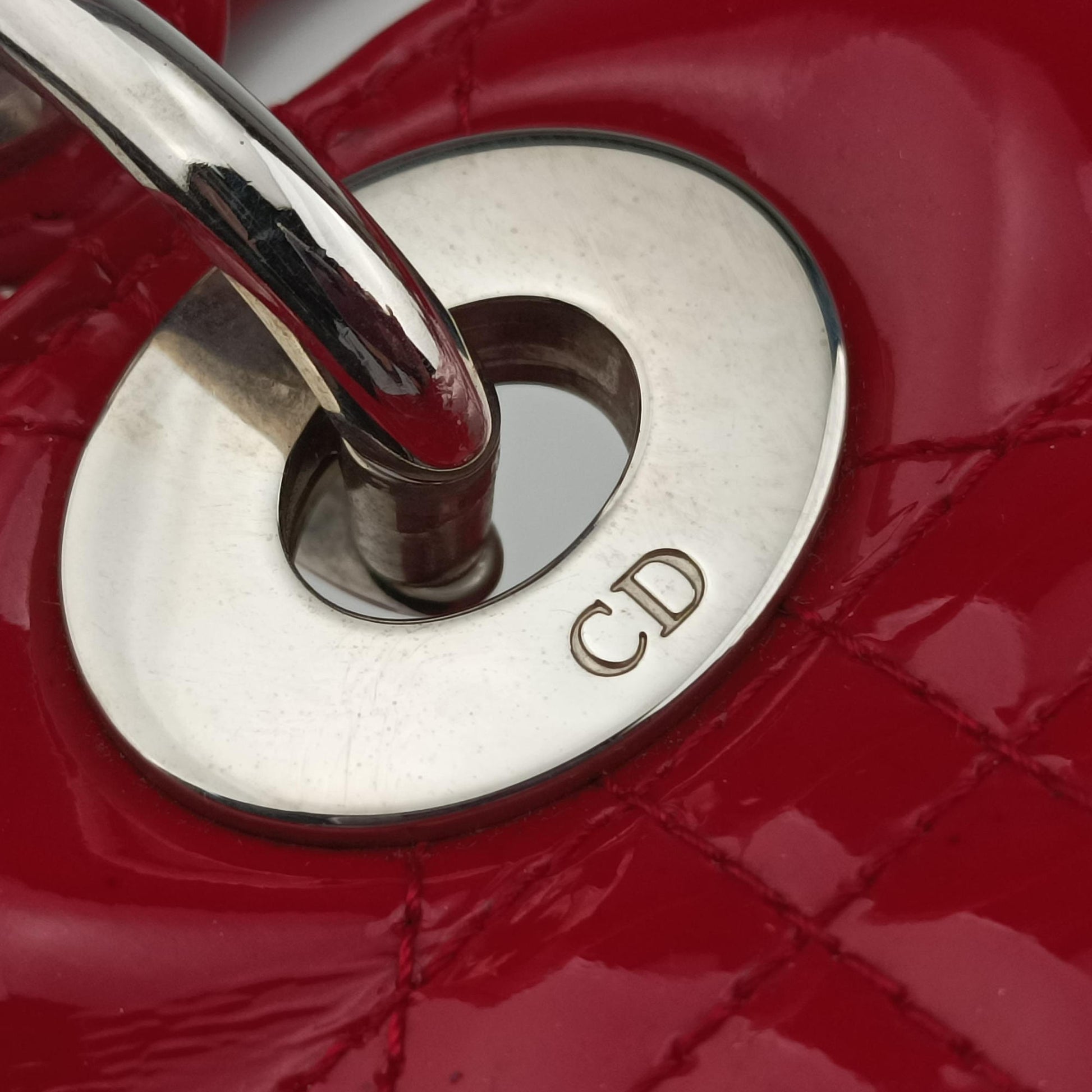 Lady Dior Red patent 16-BO-0152レディディオール レッド パテント 16-BO-0152