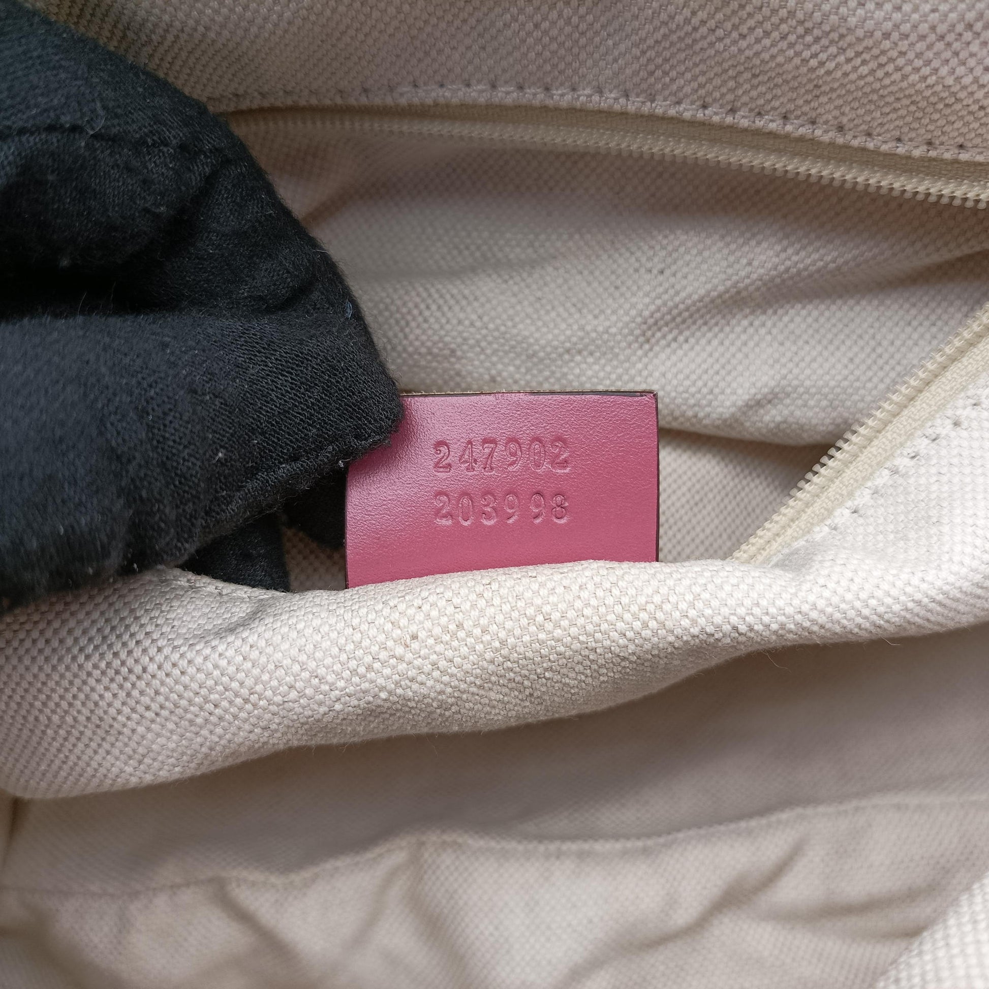 Sukey Beige × Pink Canvas×Leather 247902 H013146544スーキー ベージュ x ピンク キャンバス×レザー 247902 H013146544