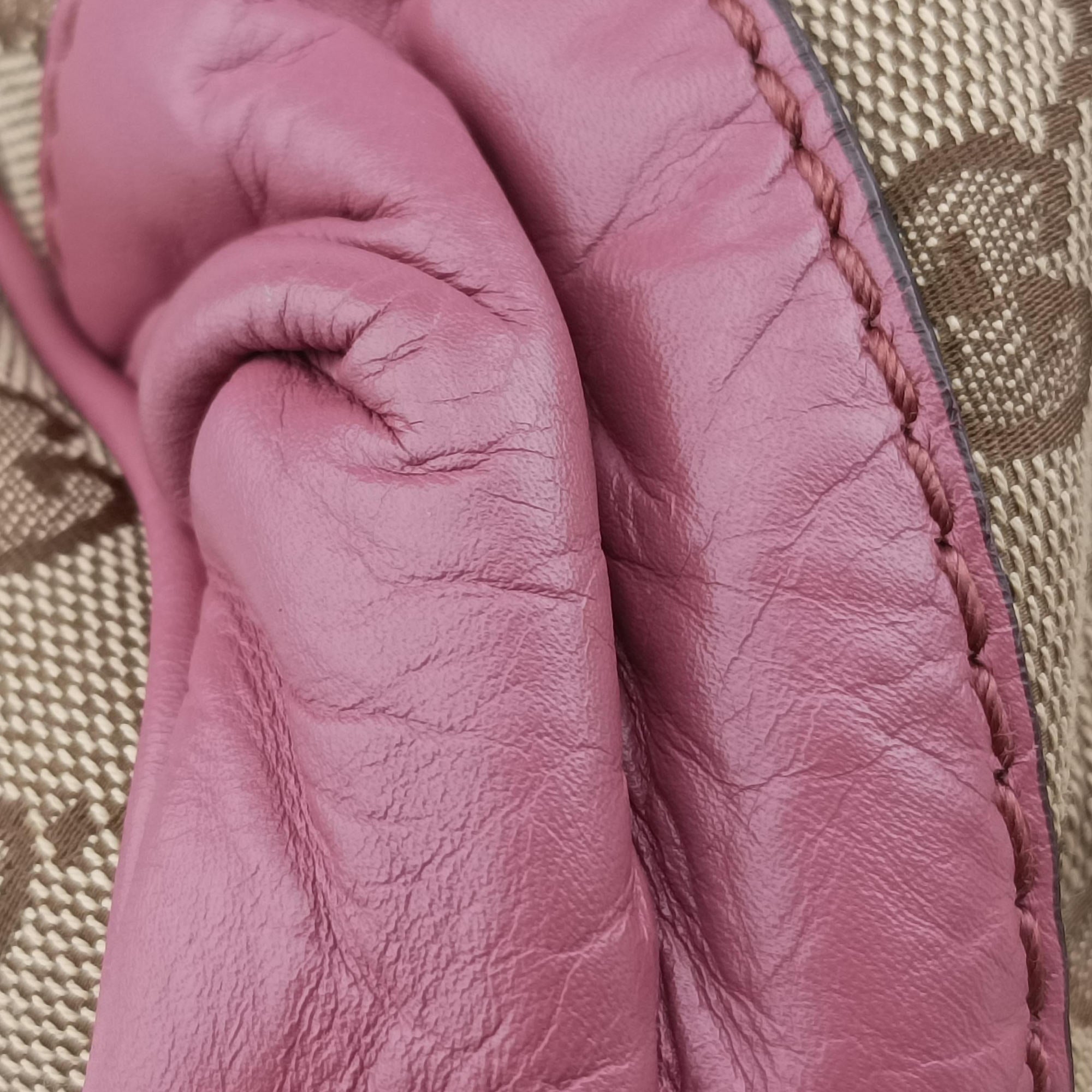 Sukey Beige × Pink Canvas×Leather 247902 H013146544スーキー ベージュ x ピンク キャンバス×レザー 247902 H013146544