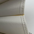 Triangle Logo Plate White SAFFIANO Leather 1NR015 234トライアングルロゴ ホワイト サフィアーノレザー 1NR015 234