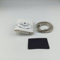Triangle Logo Plate White SAFFIANO Leather 1NR015 234トライアングルロゴ ホワイト サフィアーノレザー 1NR015 234