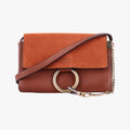 FAYE Brown Suede × leather 01-17-68-65フェイ ブラウン スエード×レザー 01-17-68-65