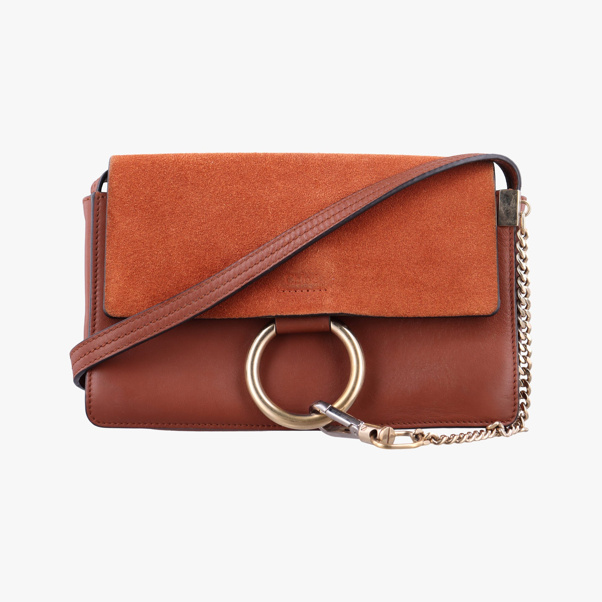 FAYE Brown Suede × leather 01-17-68-65フェイ ブラウン スエード×レザー 01-17-68-65