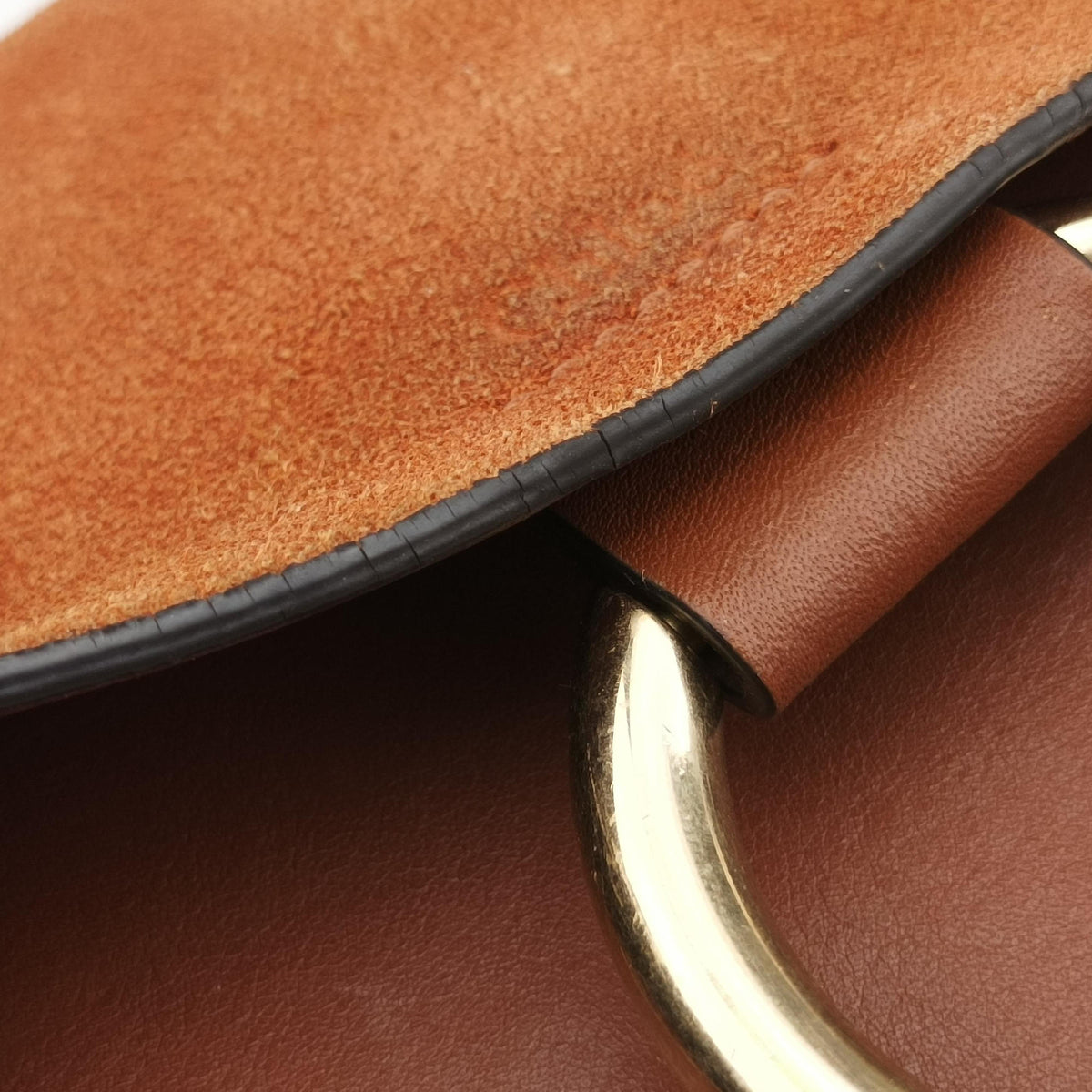 FAYE Brown Suede × leather 01-17-68-65フェイ ブラウン スエード×レザー 01-17-68-65