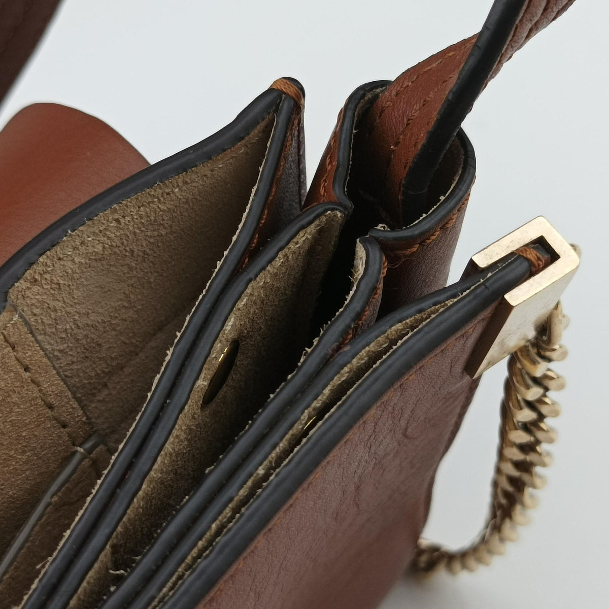 FAYE Brown Suede × leather 01-17-68-65フェイ ブラウン スエード×レザー 01-17-68-65