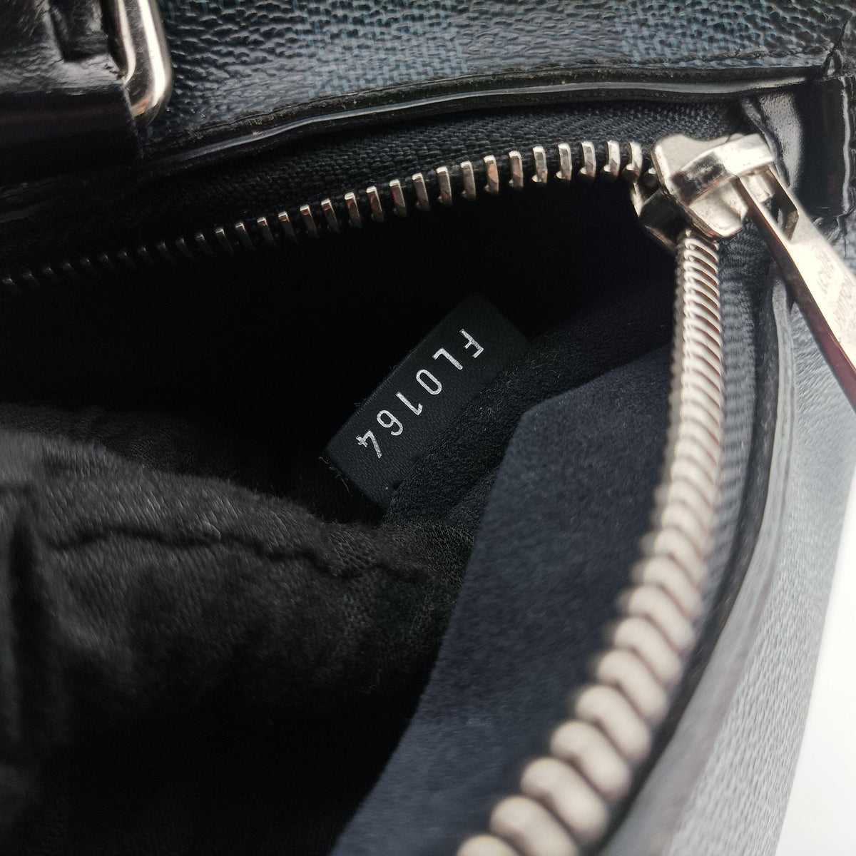 Porte-Documents Business Cobalt×Noir Damier canvas N41347 FL0164ポルトドキュマン ビジネス コバルト×ノワール ダミエ キャンバス N41347 FL0164