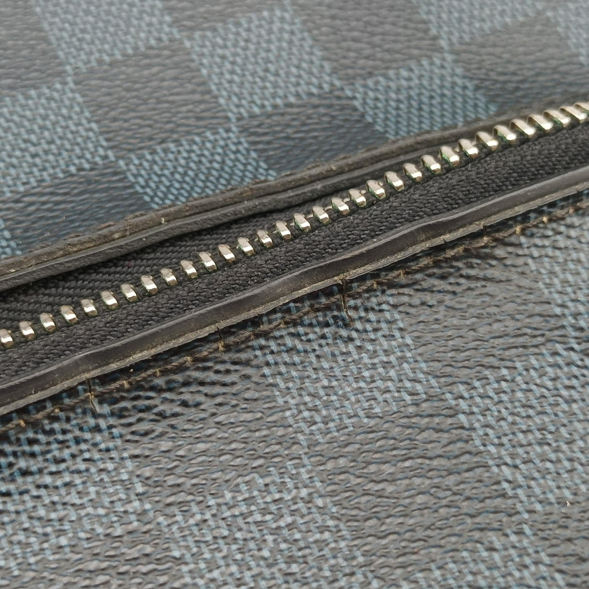 Porte-Documents Business Cobalt×Noir Damier canvas N41347 FL0164ポルトドキュマン ビジネス コバルト×ノワール ダミエ キャンバス N41347 FL0164